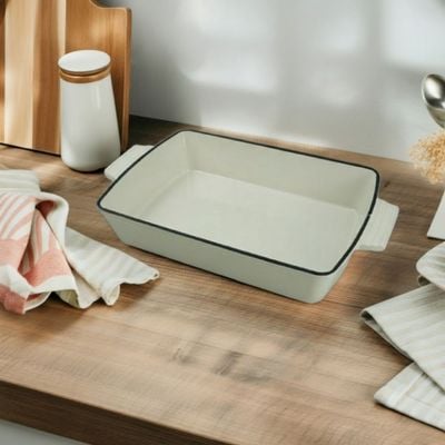 Chef's Delight Cast Iron Rectangle Shape Roaster 33x23CM