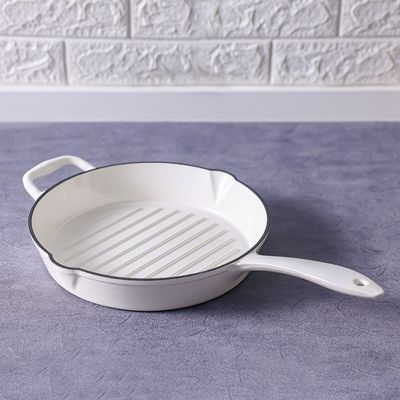 Chef's Delight Cast Iron Round Grill Pan-D28CM