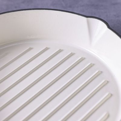 Chef's Delight Cast Iron Round Grill Pan-D28CM