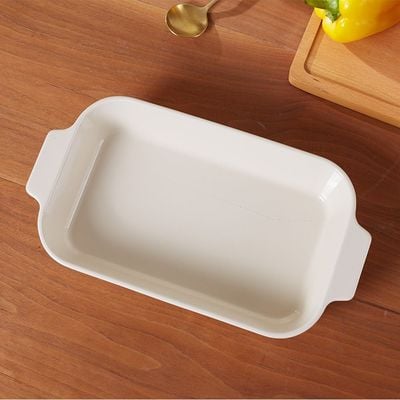 Chef's Delight Porcelain 3-Piece Rectangular Baking Dish Set 