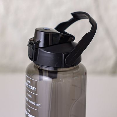 Alpine Aqua Gym Bottle Black 2000ml 11x29.8CM 