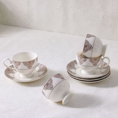 Youthful Bite Oasis 8-Piece Cup & Saucer Set Serve -4