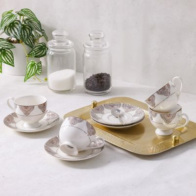 Youthful Bite Oasis 8-Piece Cup & Saucer Set Serve -4