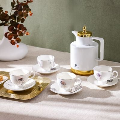 Youthful Bite Celestia 8-Piece Cup & Saucer Set Serve -4