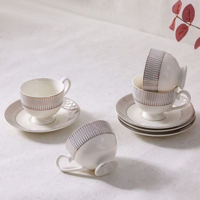 Youthful Bite Radiance 8-Piece Cup & Saucer Set Serve -4