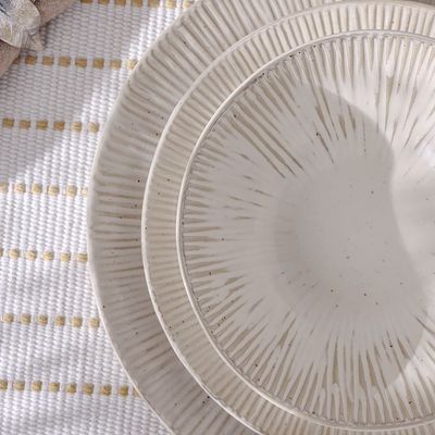 Youthful bite Stoneware Salad Plate -21X2.8 CM