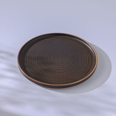 Youthful bite Stoneware Salad Plate -21X1.8 CM