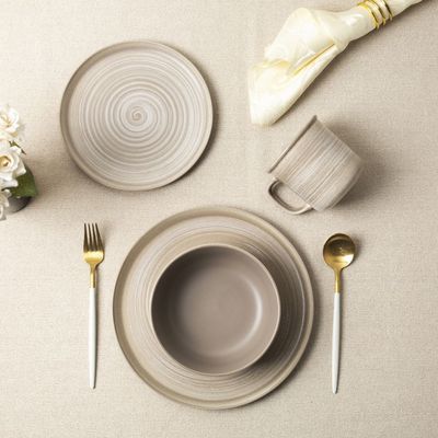 Youthful bite 16-Piece Stoneware Dinner Set -Serves 4
