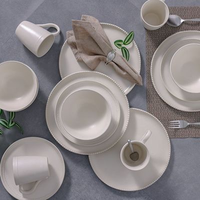 Youthful bite 16-Piece Stoneware Dinner Set -Serves 4