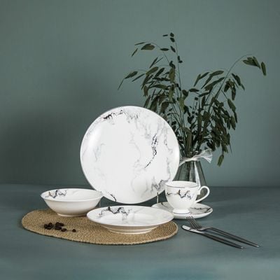 Venata 20-Piece Fine Bone China Dinner Set-Serves 4