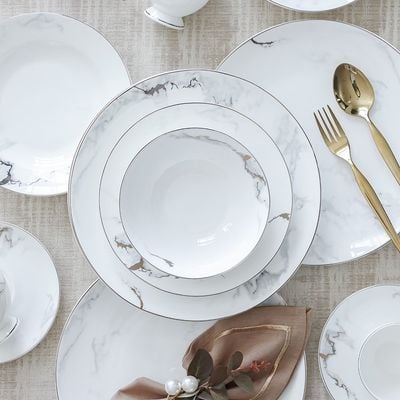 Venata 20-Piece Fine Bone China Dinner Set-Serves 4