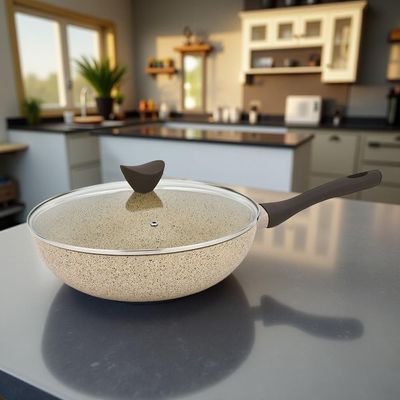 Chef's Delight Essential Wok With Lid  30X8.5Cm