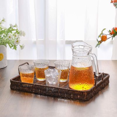 Danube Essential 5-Piece Glass Pitcher Set 1.2L/240ml