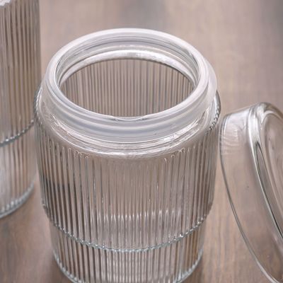 Cambria 3-Piece Glass Canister Set-1.51L/1.07L/880ML