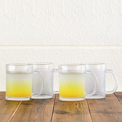 Minetta 4-Piece Glass Mug Set 280ml