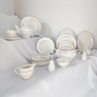 Imperial 109-Piece New Bone China Dinner Set - Serve 12