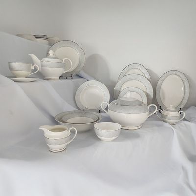 Ariella 109-Piece New Bone China Dinner Set - Serve 12 