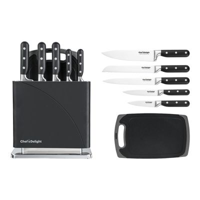 Chef'S Delight 7-Piece Knife Set With Stand