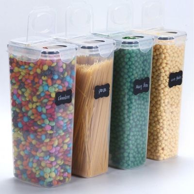 Kitchen Essentials 4-Piece Canister Set With Chalkboard Labels