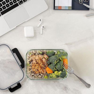 Kitchen Essentials 4-Piece Food Storage Glass Container Set