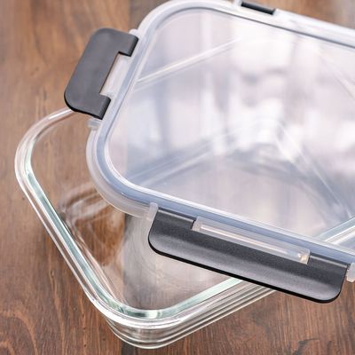 Kitchen Essentials 4-Piece Food Storage Glass Container Set