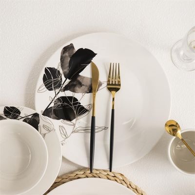 Radiance 16-Piece Porcelain Dinner Set-Serves 4