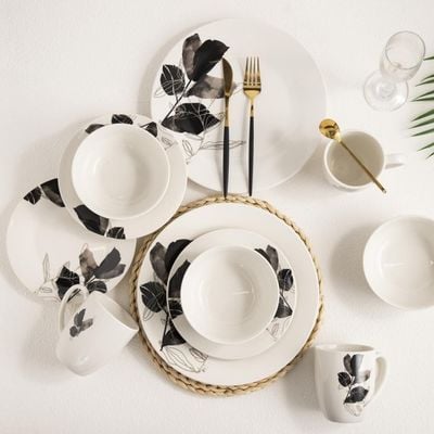 Radiance 16-Piece Porcelain Dinner Set-Serves 4
