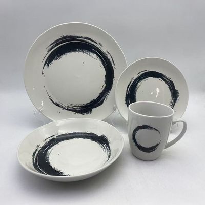 Radiance 16-Piece Porcelain Dinner Set -Serves 4
