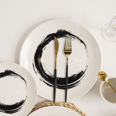 Radiance 16-Piece Porcelain Dinner Set -Serves 4
