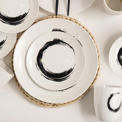 Radiance 16-Piece Porcelain Dinner Set -Serves 4
