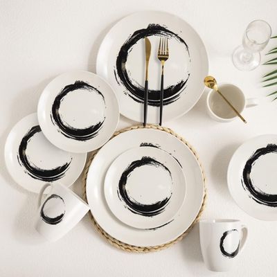 Radiance 16-Piece Porcelain Dinner Set -Serves 4
