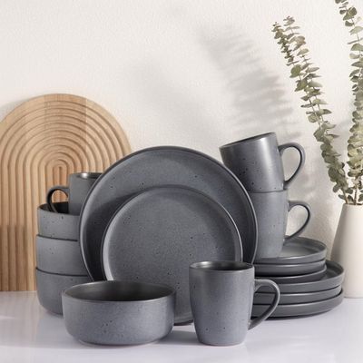 Eminence 16-Piece Meteorite Glaze Dinner Set -Serves 4
 
