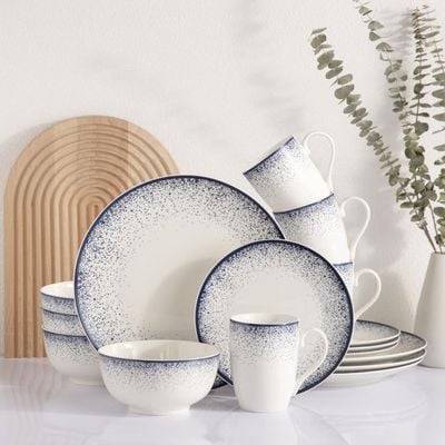 Eminence 16-Piece New Bone China Dinner Set-Serves 4