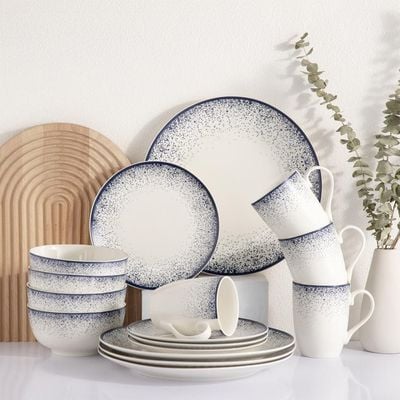Eminence 16-Piece New Bone China Dinner Set-Serves 4