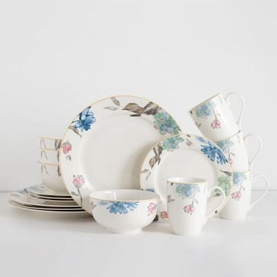 Eminence 16-Piece New Bone China Dinner Set-Serves 4