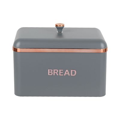 Astra 4-Piece Metal Storage Set With Bread Bin 1200Ml, 35.5 X 23.5 X24.5Hcm