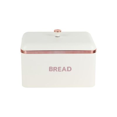 Astra 4-Piece Metal Storage Set With Bread Bin 1200Ml, 35.5 X 23.5 X24.5Hcm