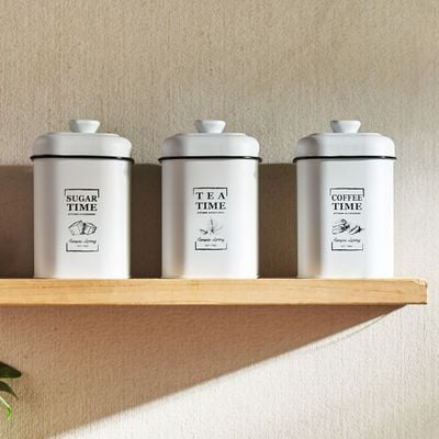 Astra 3-Piece Metal Storage Set -1500Ml