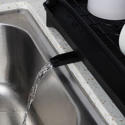 Astra Metal Dish Rack Set With Utensil Holder And Tray 42 X 29.5 X 30.5 Hcm 