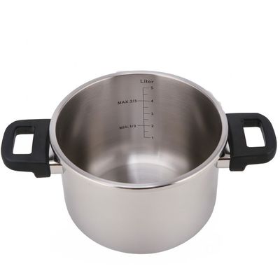 Chef's Delight Long Handle Stainless Steel Pressure Cooker- 3L