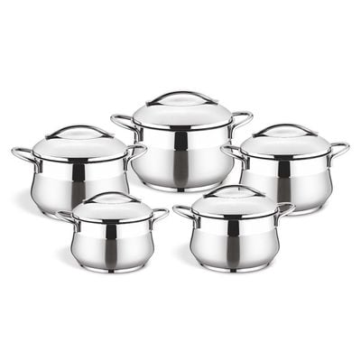 Bonera 10-Piece Venus Stainless Steel Cookware Set