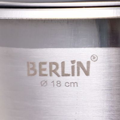 Bonera 9-Piece Berlin Stainless Steel Cookware Set