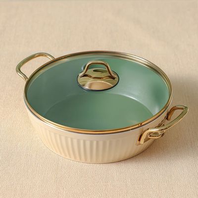 Lines 7-Piece Maya Cookware Set Ceramic