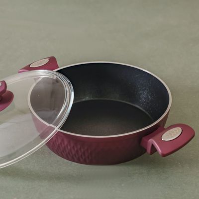 Lines 7-Piece Kristal Cookware Set Titanium Teflon