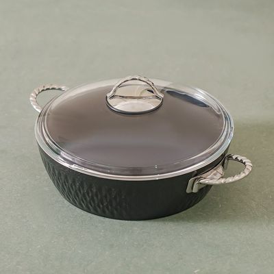 Lines 7-Piece Kristal Cookware Set Titanium Teflon