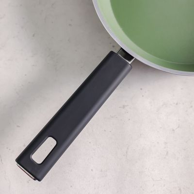 Lines Fry Pan Black 26CM Titanium Teflon
