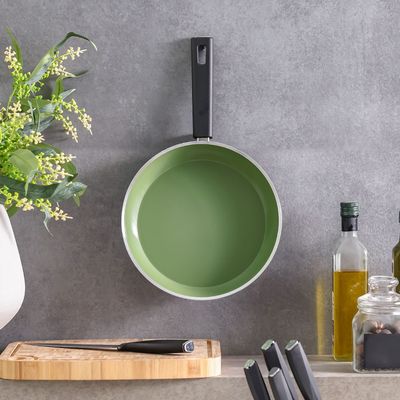 Lines Fry Pan Black 26CM Titanium Teflon