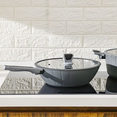 Chef's Delight Stella Wok with Lid 32X9.5CM