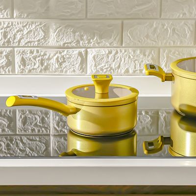 Chef's Delight Brilliant Sauce Pan with Lid 16X8.5CM
