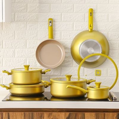 Chef's Delight Brilliant 9-Piece Cookware Set 4.4 MM